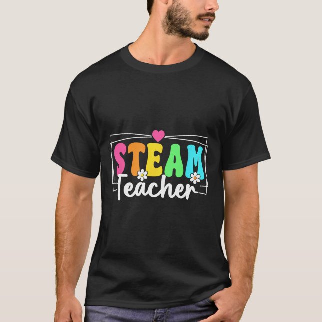 T-shirt Professeur de Steam Retour à l'école Professeur d' (Devant)