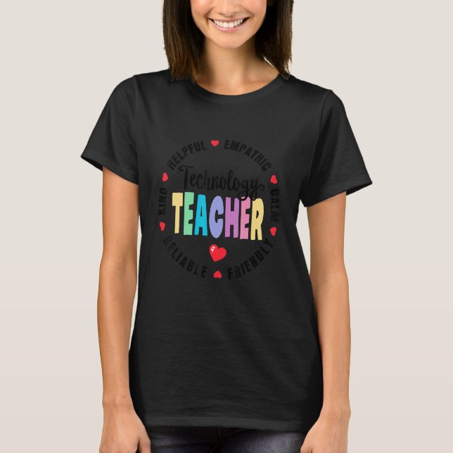 T-shirt Professeur de technologie Tech Professeur d'inform (Devant)