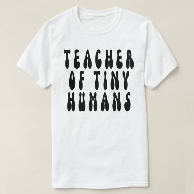 T-shirt Professeur de Tout Petits Humains,enseignant,ensei (Design devant)