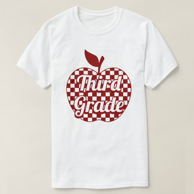 T-shirt Professeur de troisième année (Design devant)