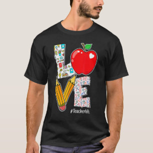 T-shirt Professeur de vie aimé Apple Pencil Appréciation d