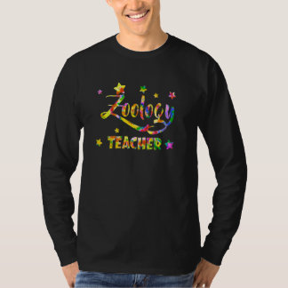 T-shirt Professeur de zoologie Tie Dye Retour à l'école Ap