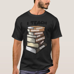 T-shirt Professeur d'éducation afro-américaine Histoire no