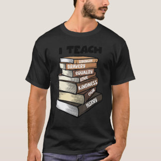 T-shirt Professeur d'éducation afro-américaine Histoire no