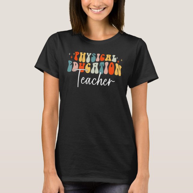 T-shirt Professeur d'éducation physique Automne Feuilles d (Devant)