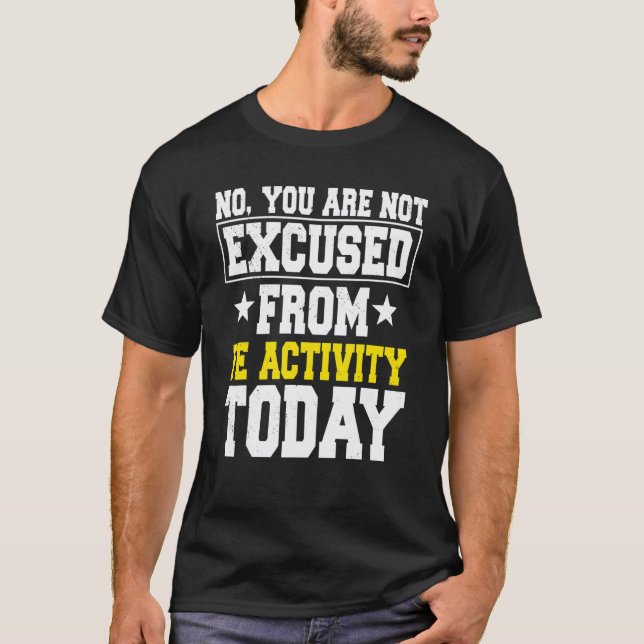 T-shirt Professeur d'éducation physique Enseignant d'activ (Devant)
