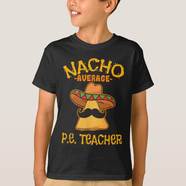 T-shirt Professeur d'éducation physique moyen nacho Mexica (Devant)