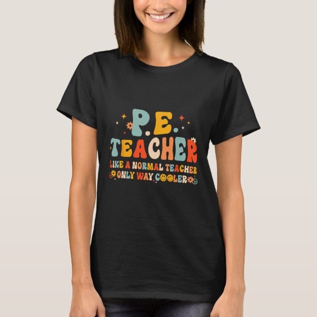 T-shirt Professeur d'éducation physique retour à l'école G (Devant)