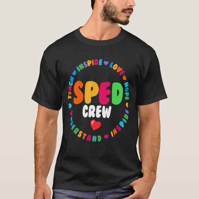 T-shirt Professeur d'éducation spéciale PARA Special Ed Cr (Devant)
