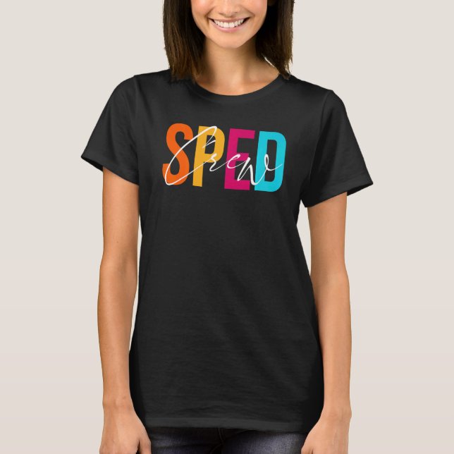 T-shirt Professeur d'éducation spéciale PARA Special Ed Cr (Devant)