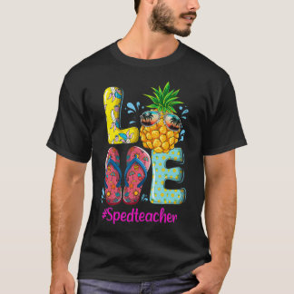 T-shirt Professeur d'éducation spéciale Pineapple Tropical