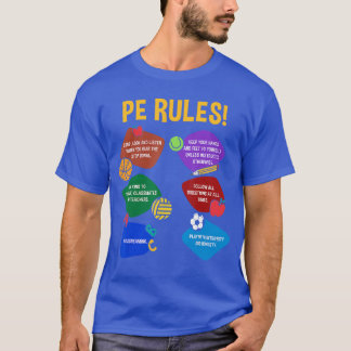 T-shirt Professeur d'EPS Règles d'éducation physique Gymna