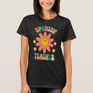 T-shirt Professeur d'espagnol Rainbow Retour à l'école App