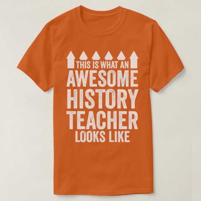 T-shirt Professeur d'histoire (Design devant)