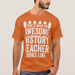 T-shirt Professeur d'histoire