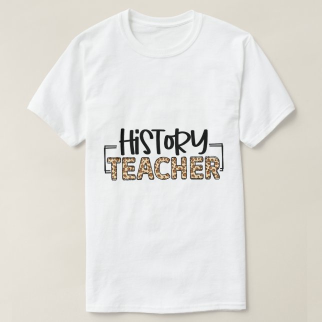 T-Shirt Professeur d'Histoire (Design devant)