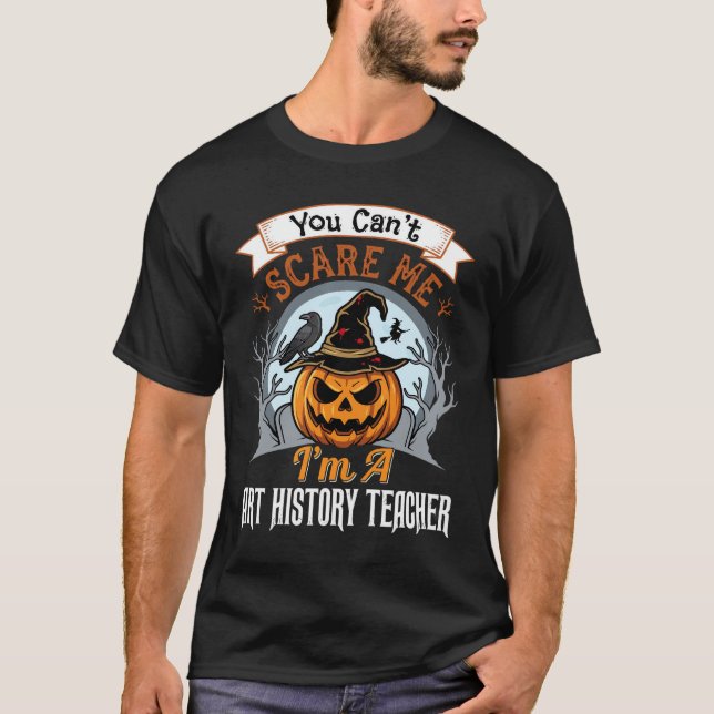 T-shirt Professeur d'histoire de l'art Halloween Design de (Devant)