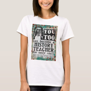 T-shirt Professeur d'histoire - Funny Vintage Retro