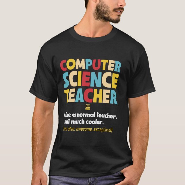 T-shirt Professeur d'informatique Professeur de CS Instruc (Devant)