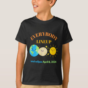 T-shirt Professeur Drôle Éclipse Solaire 8 Avril