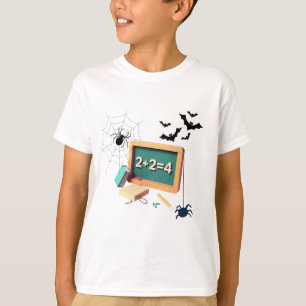 T-shirt Professeur éffrayant de mathématiques