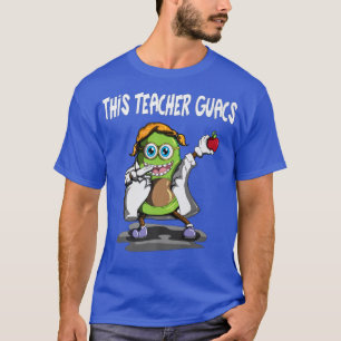 T-shirt Professeur en chimie d'Avocado Professeur Biologis