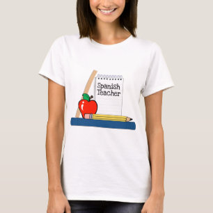 T-shirt Professeur espagnol (carnet)