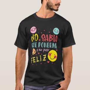 T-shirt Professeur espagnol Maestra Latina Bicultural Bili