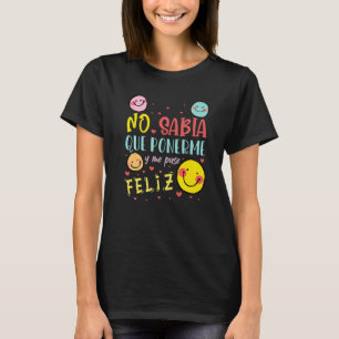 T-shirt Professeur espagnol Maestra Latina Bicultural Bili