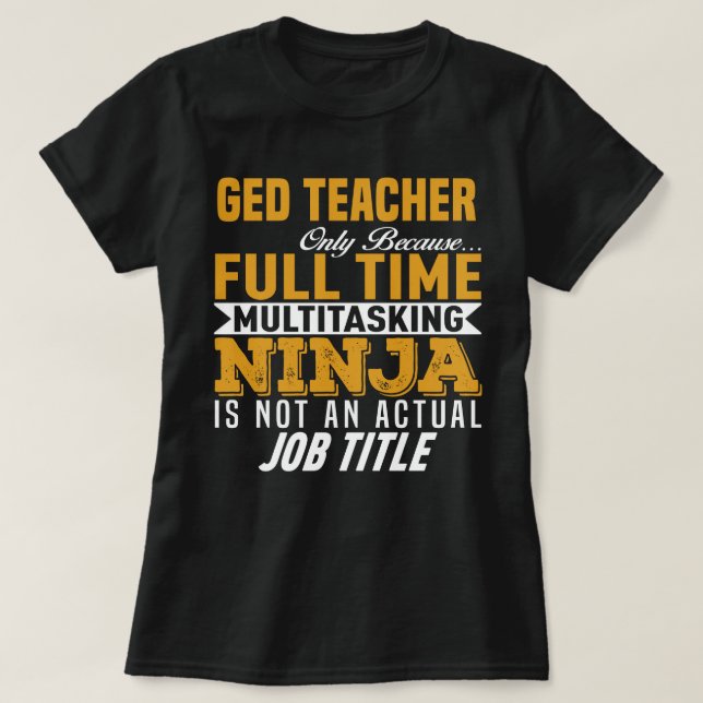 T-shirt Professeur Ged (Design devant)