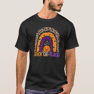 T-shirt Professeur Halloween Hommes Femmes Trick Or Teach