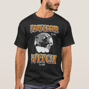 T-shirt Professeur Halloween Witch Funny Cute College Ense
