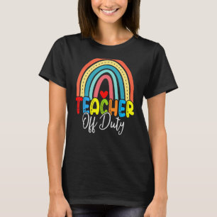 T-shirt Professeur Hors Service Dernier Jour De L'École Ar
