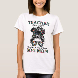 T-shirt Professeur Hors Service Promu À Rester À La Maison