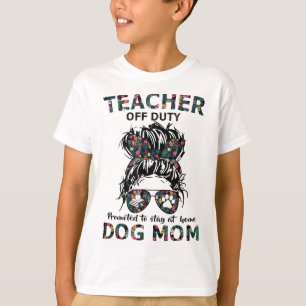 T-shirt Professeur Hors Service Promu À Rester À La Maison