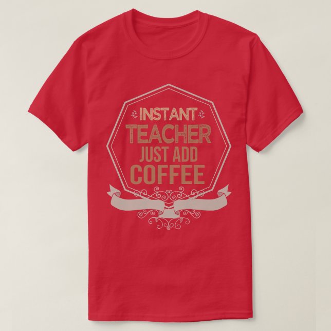 T-shirt Professeur instantané (Design devant)