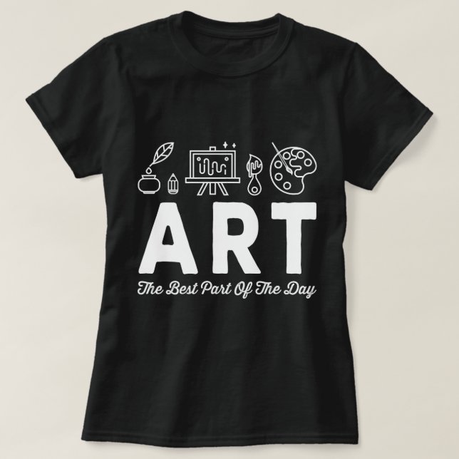 T-shirt Professeur Job Amateurs d'Art Peintre Cadeau Desig (Design devant)