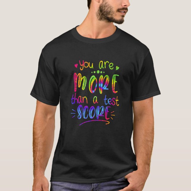 T-shirt Professeur Le Jour De Test Vous Êtes Plus Qu'Un Te (Devant)