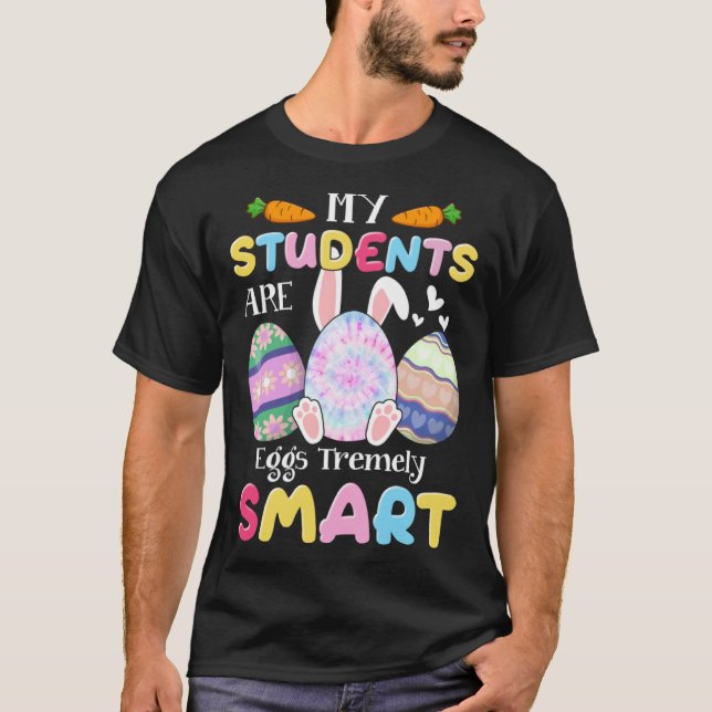 T-shirt Professeur Mes Étudiants Sont Des Oeufs Très Intel (Devant)