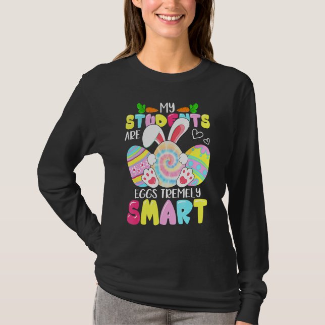 T-shirt Professeur Mes Étudiants Sont Des Oeufs Très Intel (Devant)