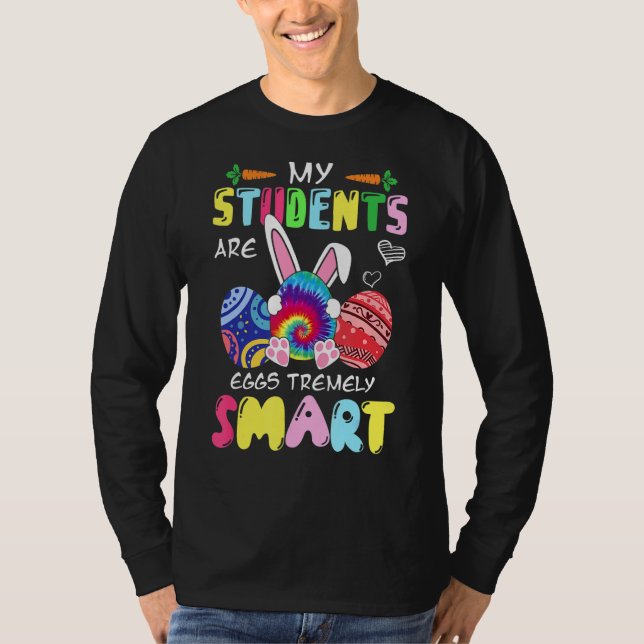 T-shirt Professeur Mes Étudiants Sont Des Oeufs Très Intel (Devant)