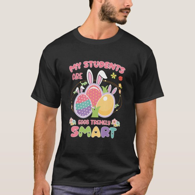 T-shirt Professeur Mes Étudiants Sont Des Oeufs Très Intel (Devant)