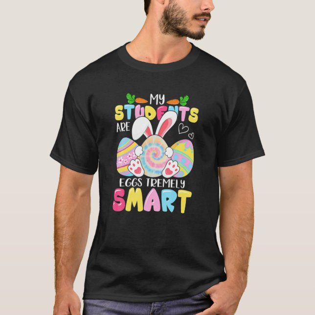 T-shirt Professeur Mes Étudiants Sont Des Oeufs Très Intel (Devant)