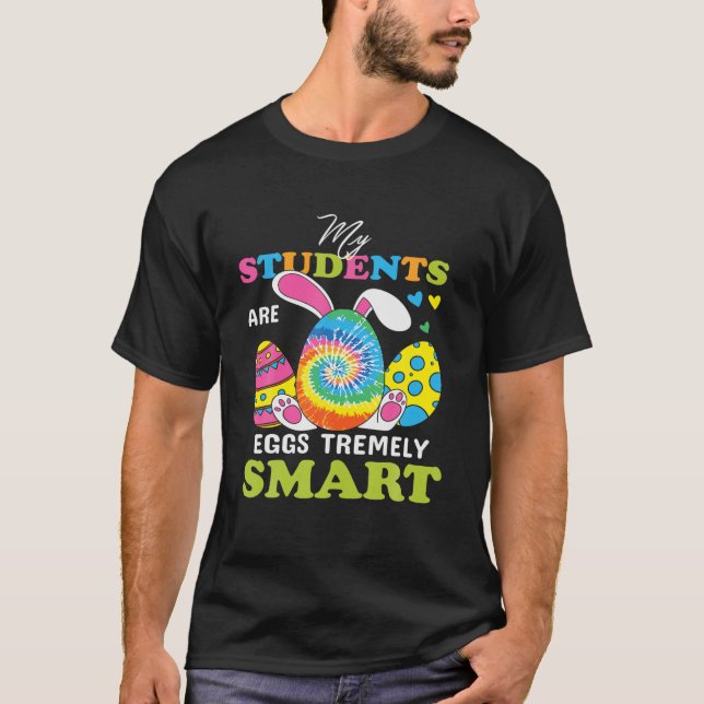 T-shirt Professeur Mes Étudiants Sont Des Oeufs Très Intel (Devant)