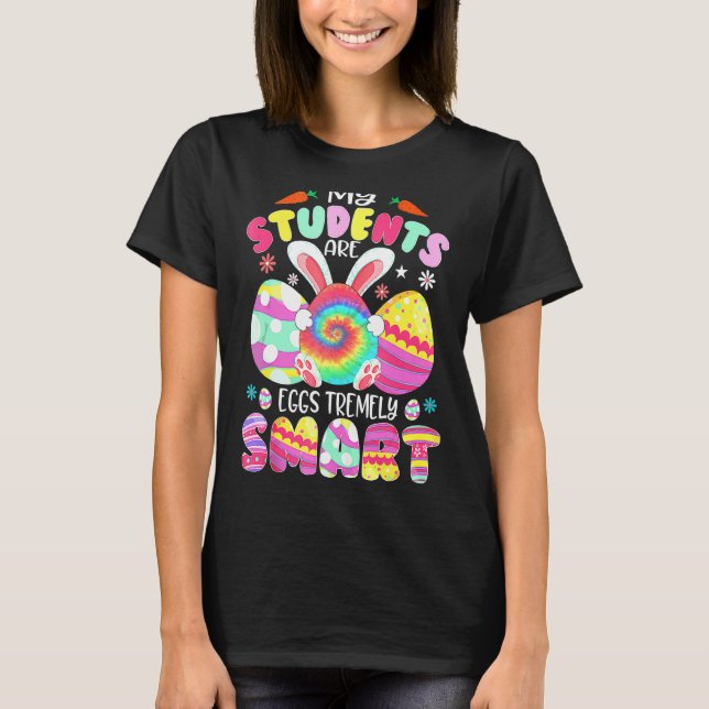 T-shirt Professeur Mes Étudiants Sont Des Oeufs Très Intel (Devant)