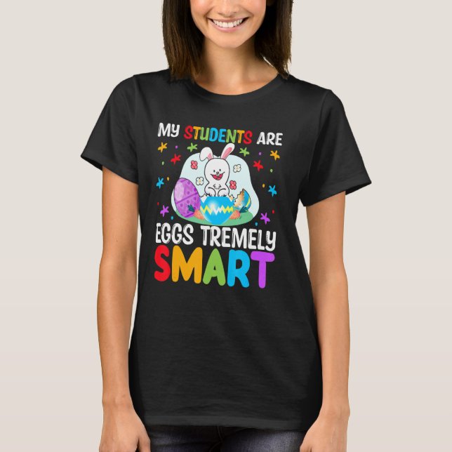 T-shirt Professeur Mes Étudiants Sont Des Oeufs Très Intel (Devant)