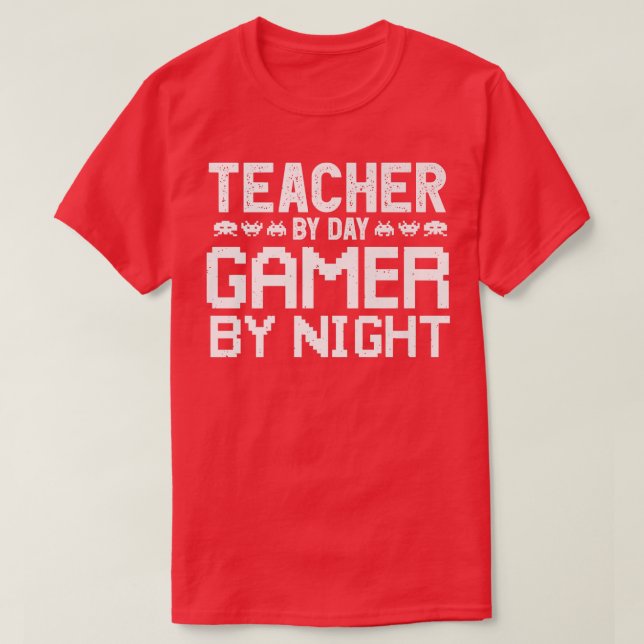 T-shirt Professeur par Jeu de Jour par Nuit pour Professeu (Design devant)
