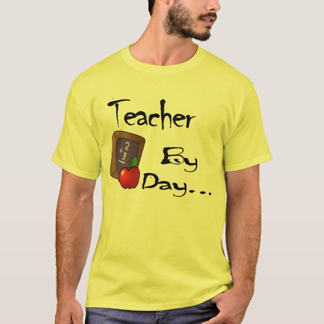 T-shirt Professeur par jour… Chemise (Devant)