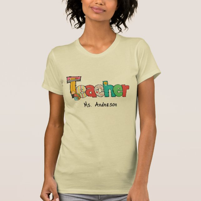 T-shirt Professeur personnalisé (Devant)