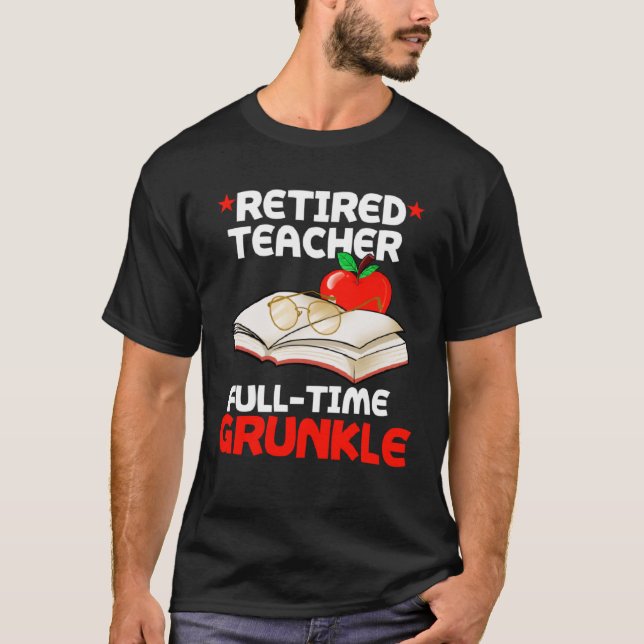 T-shirt Professeur Retraité à temps plein Grunkle Great Un (Devant)